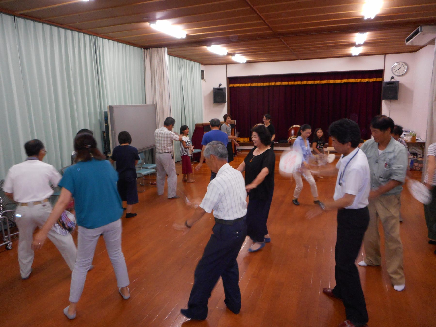 練習の様子